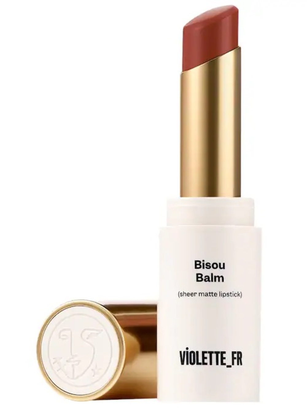VIOLETTE_FR Bisou Balm Sheer Matte Lipstick Mon Cheri